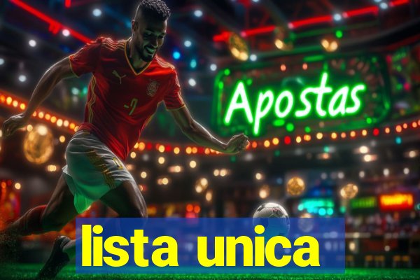 lista unica